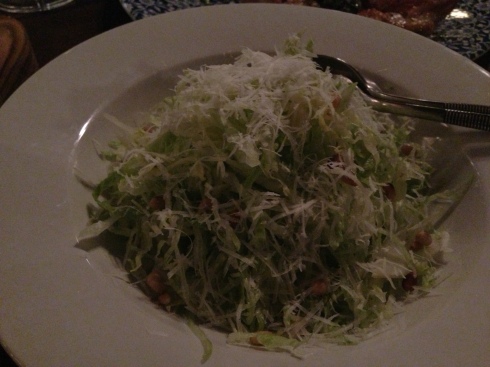 Iceberg salad, pecorino, caesar dressing - $8